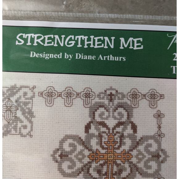 NEW Imaginating Cross Stitch Kit Strengthen Me Arthurs - Picture 2 of 4